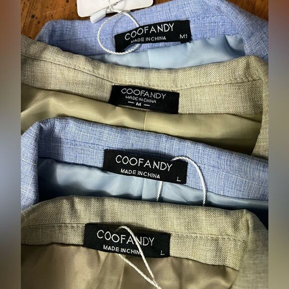 COOFANDY Men's Blazer Casual Sport Coats Slim Fit One Button Suit Jacket - Picture 2 of 16